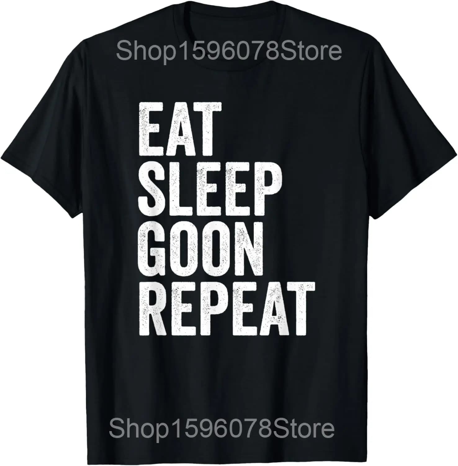 Drôle Goon Meme je suis mis mon Gooning pour être ici t-shirts hommes coton Humor Streetwear t-shirt