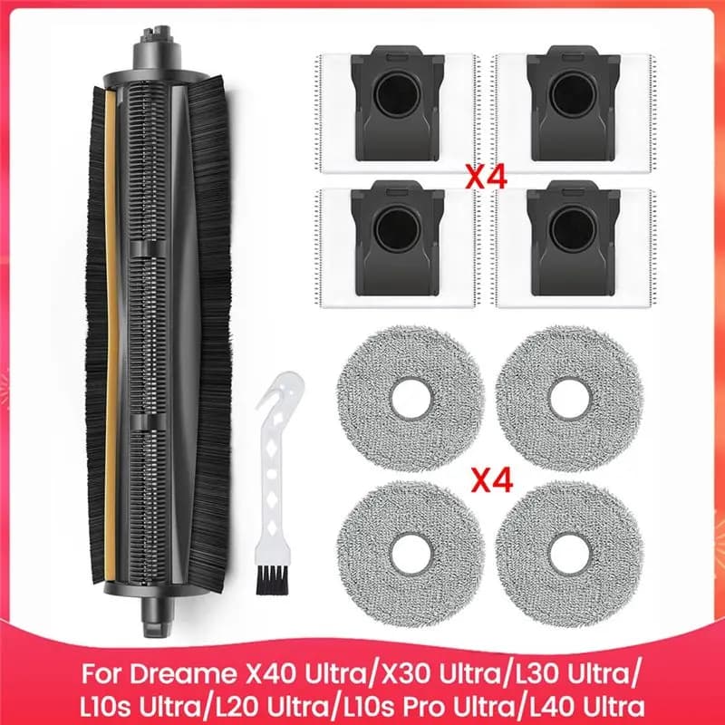 Pièces de rechange complètes amovibles pour les modèles Dreame Ultra Series X40, X30, L30, L10s, L20