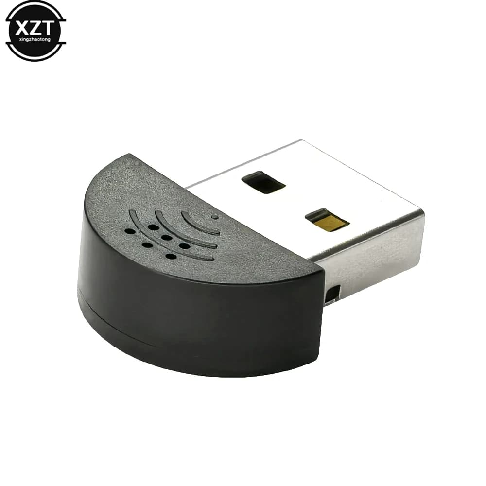 Microphone super mini USB 2.0, adaptateur audio, studio portable, micro vocal, pilote gratuit pour o