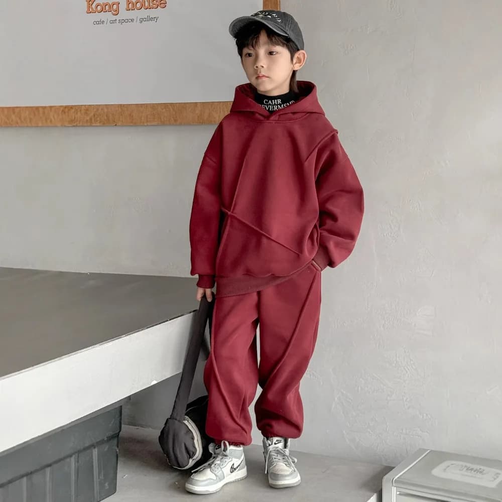 Costume de sport d'automne pour garçons, vêtements pour enfants, beau garçon, tendance, nouvelle col