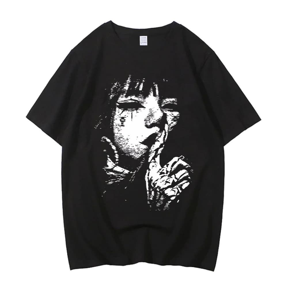 Le T-shirt Manga "ITO Junji Uzumaki" est un T-shirt d'été Terrifiant et intéressant en pur coton pou