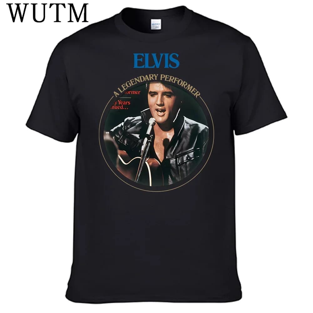 Presley Elvi t-shirt 100% coton pour hommes, chemise