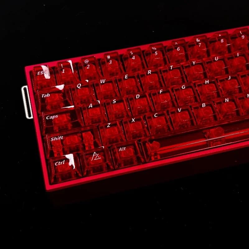 Claviers personnalisés en cristal transparent 2.0 PC OEM Profile | Mchose ace68, ace68, Wooting, M