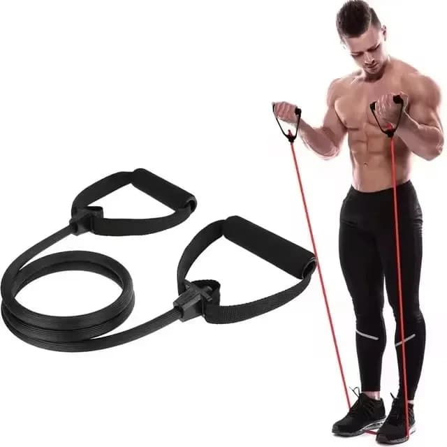 Kit de Barre de Pilates avec Bandes Empilables, Équipement d'Entraînement pour Jambes, Hanches, Tail