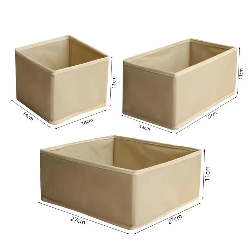 Organisateurs de tiroirs pour vêtements, bacs de rangement pour commode, organisateurs de placard en