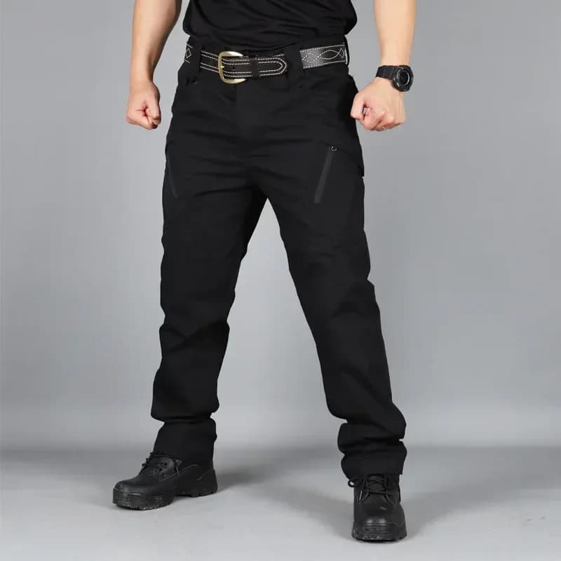 CamSolomon-Ensemble d'uniformes de chasse pour hommes, chemise de randonnée noire imbibée, uniforme 