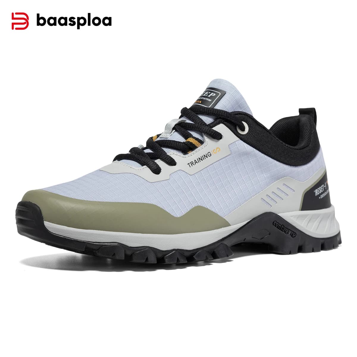 Baasploa – chaussures de randonnée pour hommes, baskets imperméables à lacets, à la mode, pour Campi