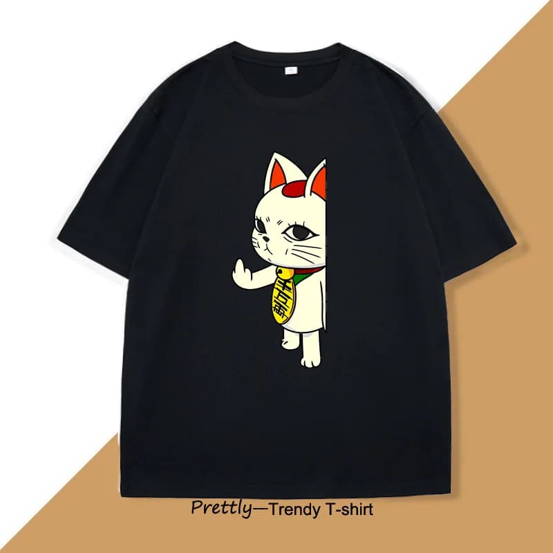 Dandadan Turbo Granny Cat T-shirt Manga Designer Unique Cosplay Momo Anime T-shirt Décontracté Manch