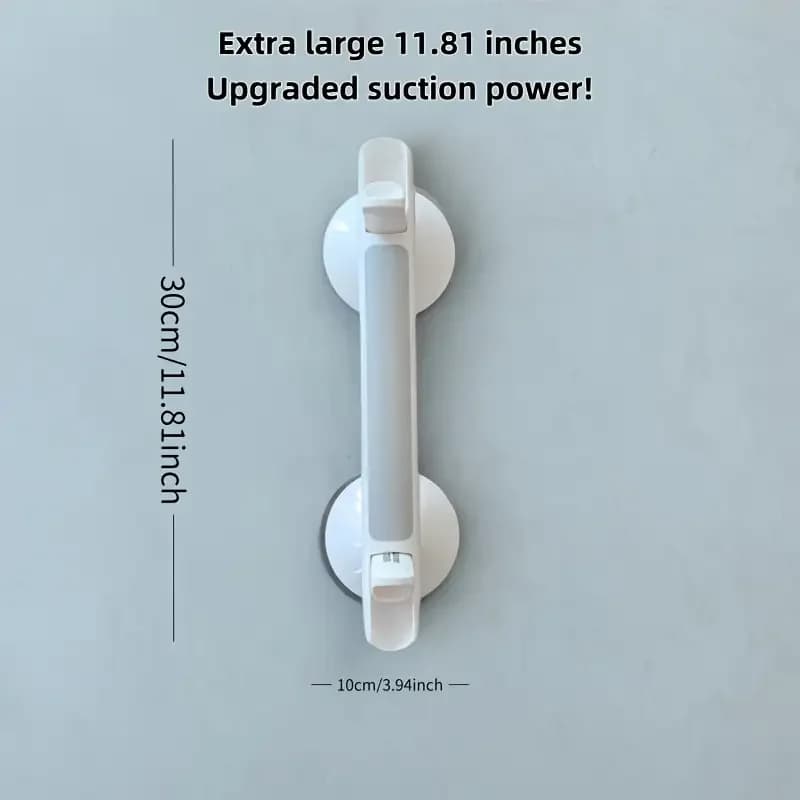 Barre d'appui de sécurité robuste pour douche et salle de bain, avec poignée antidérapante, pour per