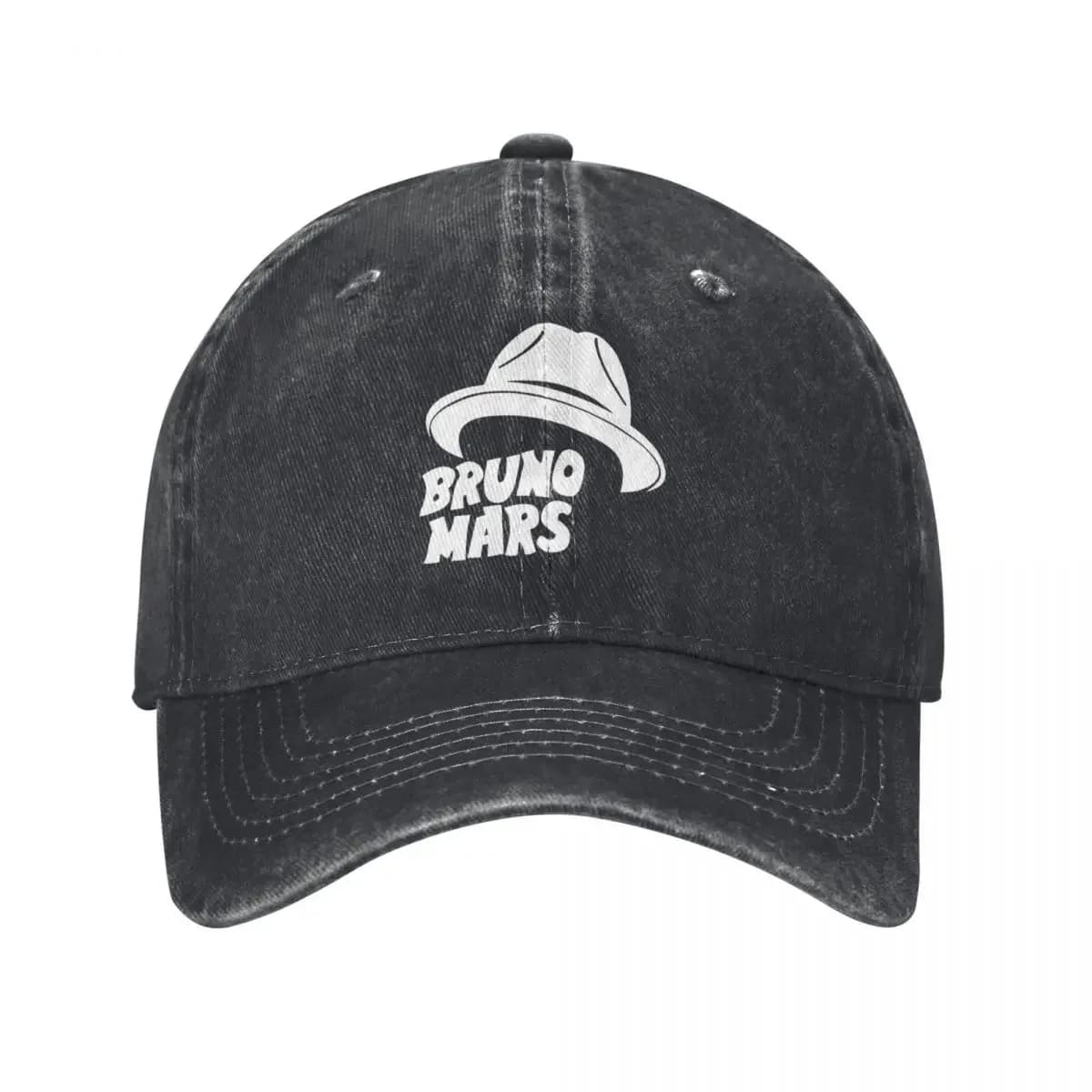 Bruno Mars Pop musicien chanteur casquettes de Baseball rétro en détresse Denim blanc chapeau mot Sn