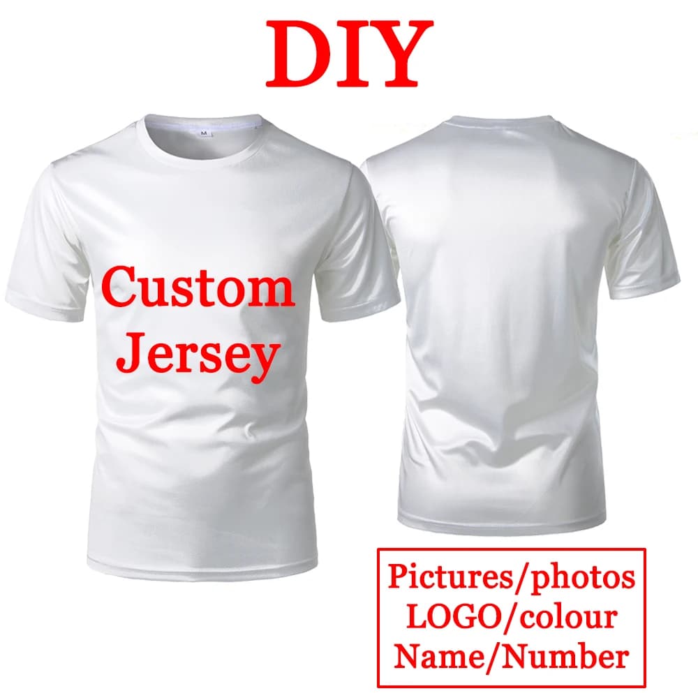BRICOLAGE T-shirt Polyester Fiber Matériel Vêtements Style Personnalisation Personnalisation Privée