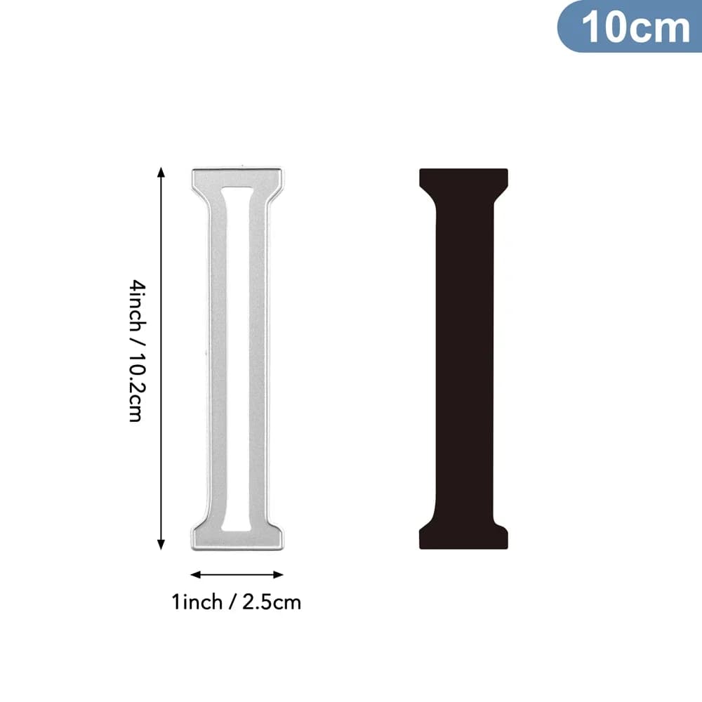 Ensemble de lettres de grande taille 26ABCs de 10cm, matrices de découpe en métal pour bricolage, Sc