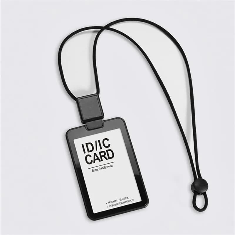 Porte-Badge porte-carte d'identité rétractable porte-carte à lanière Simple porte-identifiants perso