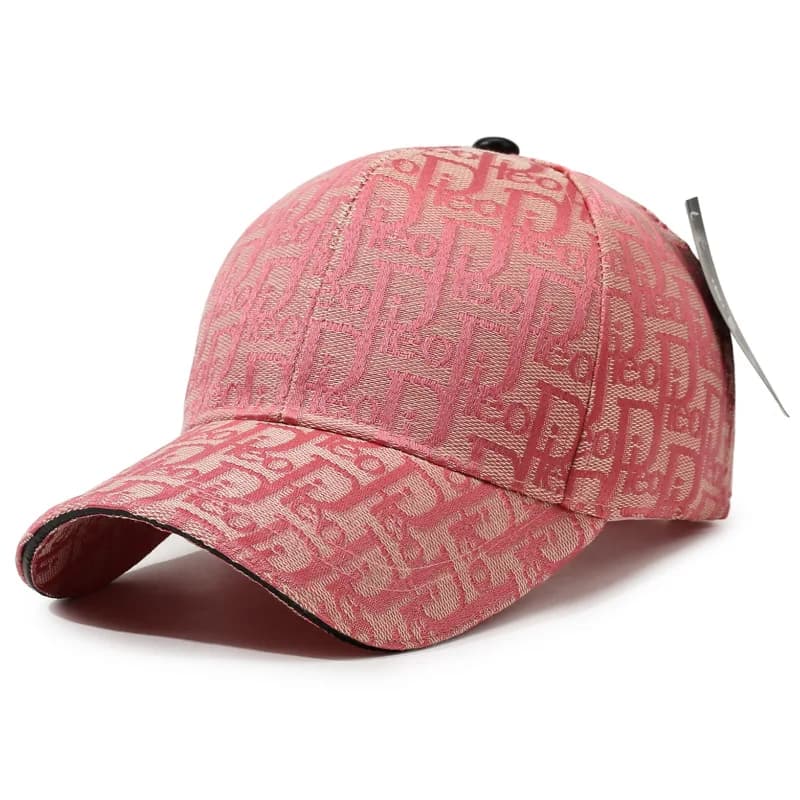 Casquette de baseball Jacquard avec imprimé lettres sur toute la surface, unisexe, réglable, style s