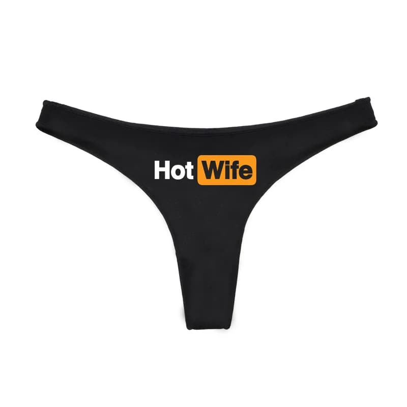 Hot Wife Lettres Sous-vêtements pour femmes Nouvelle mode Culotte Sport Fitness Sous-vêtements pour
