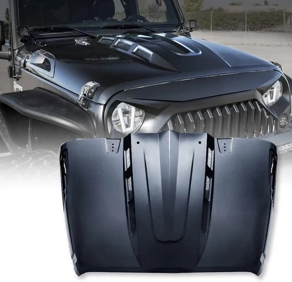 Capot de voiture tout-terrain 4x4, accessoires auto, capot pour Jeep JK Wrangler