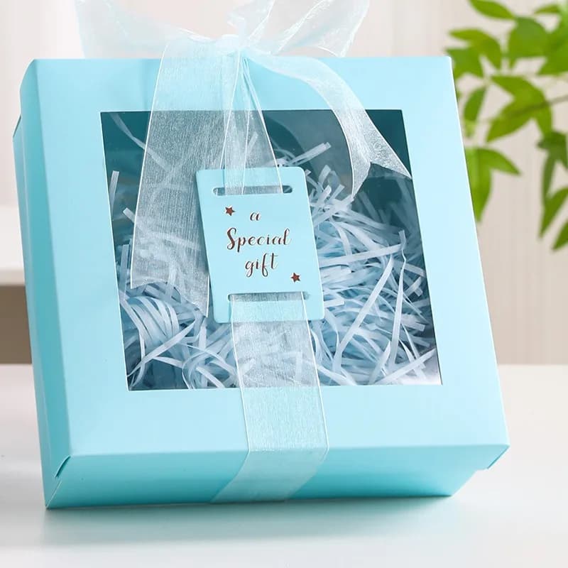 Coffret cadeau avec fenêtre, boîte de demoiselle d'honneur pour cadeaux, coffret cadeau d'anniversai