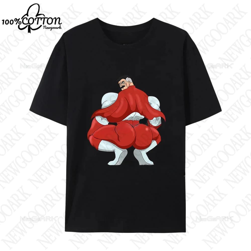 100% coton Invincible T-shirt drôle squelette T-shirt pour hommes, femmes été t-shirts à la mode à m