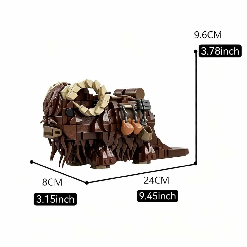 Moc-97302 Space Wars Beast Bantha Building Blocks Animal Action Figure Monster Mount Rhino Construct