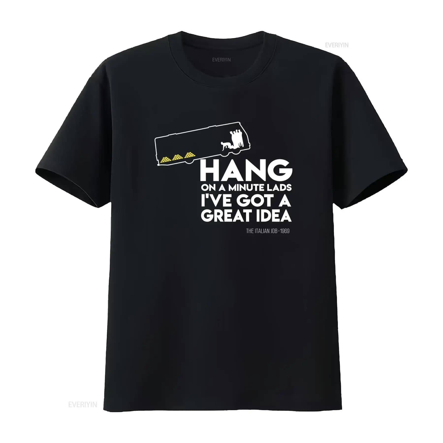 T-shirt pour adulte inspiré de l'émission italienne Job 1969, avec la célèbre phrase « Hang on a Min