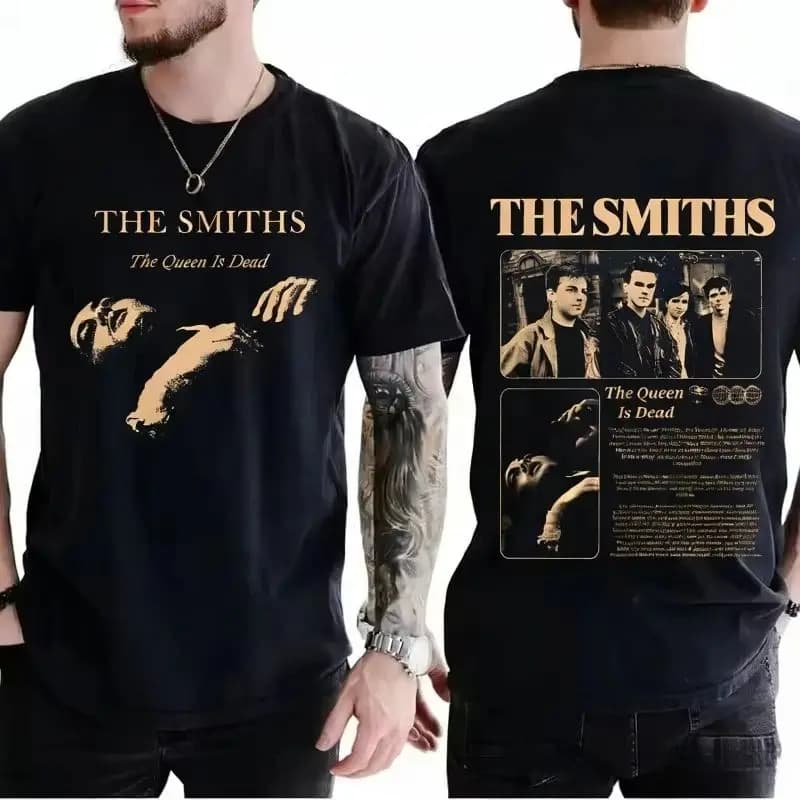 T-shirt Indie Morrissey des années 1980, T-shirts The Smiths The Queen Is Dead à manches courtes, po