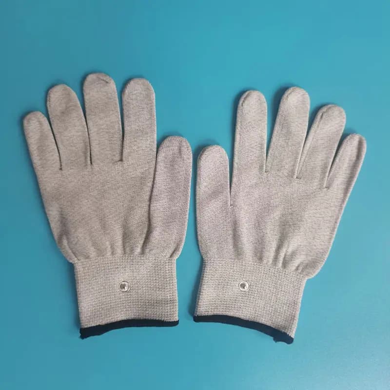 Gants de Énergie Thérapeutique à Micro Courant, Choc Électrique, Épaissit les Doigts dans les Mains 