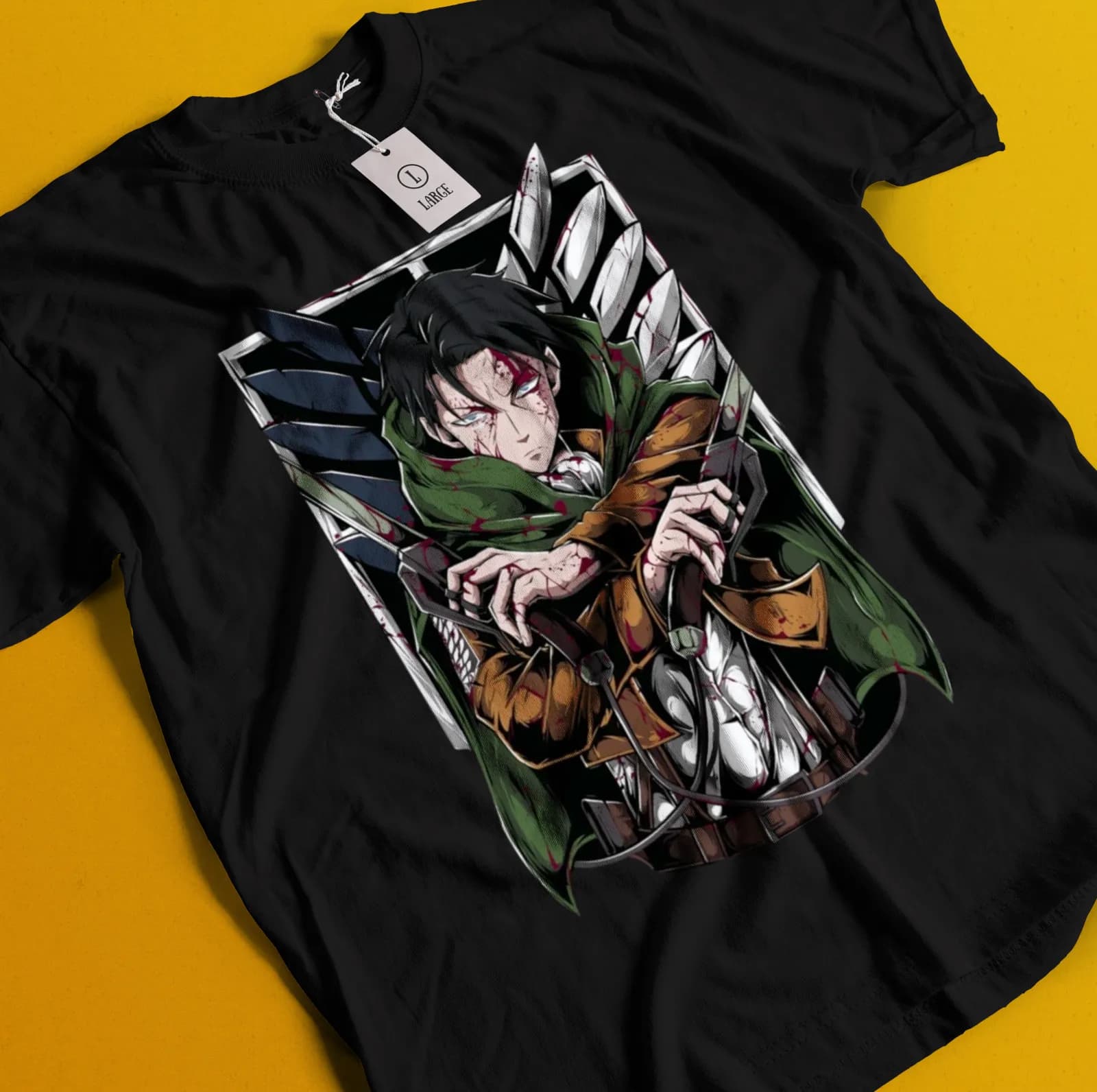 Attaque sur Titan chemise Eren Mikasa T-Shirt Levi T-Shirt AOT Erwin Sasha Armin T-Shirt
