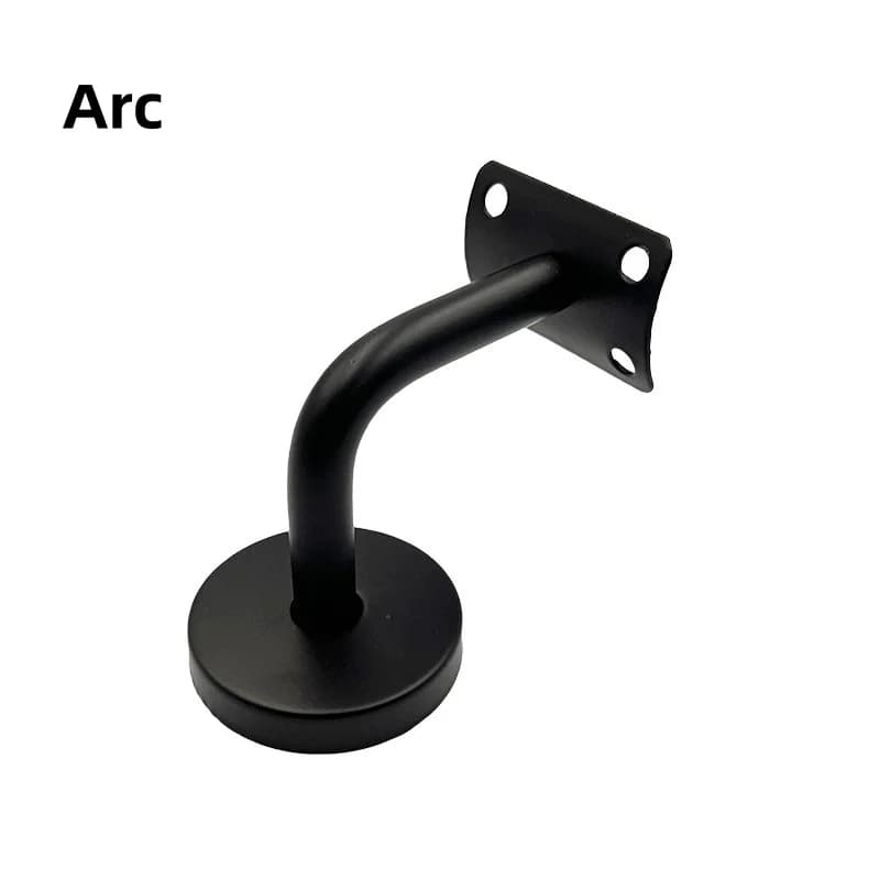 Supports de main courante d'escalier, 1 pièce, Support de rampe murale en acier inoxydable, Support
