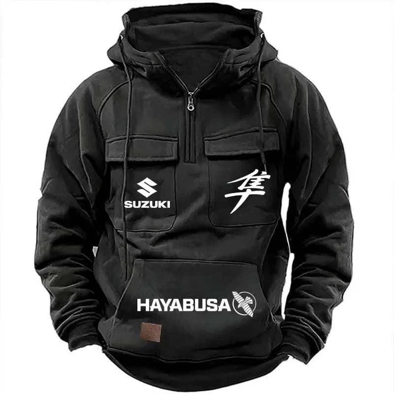 Sweat-shirt à capuche pour hommes, avec logo Suzuki Hayabusa, course de moto, nouvelle collection 20