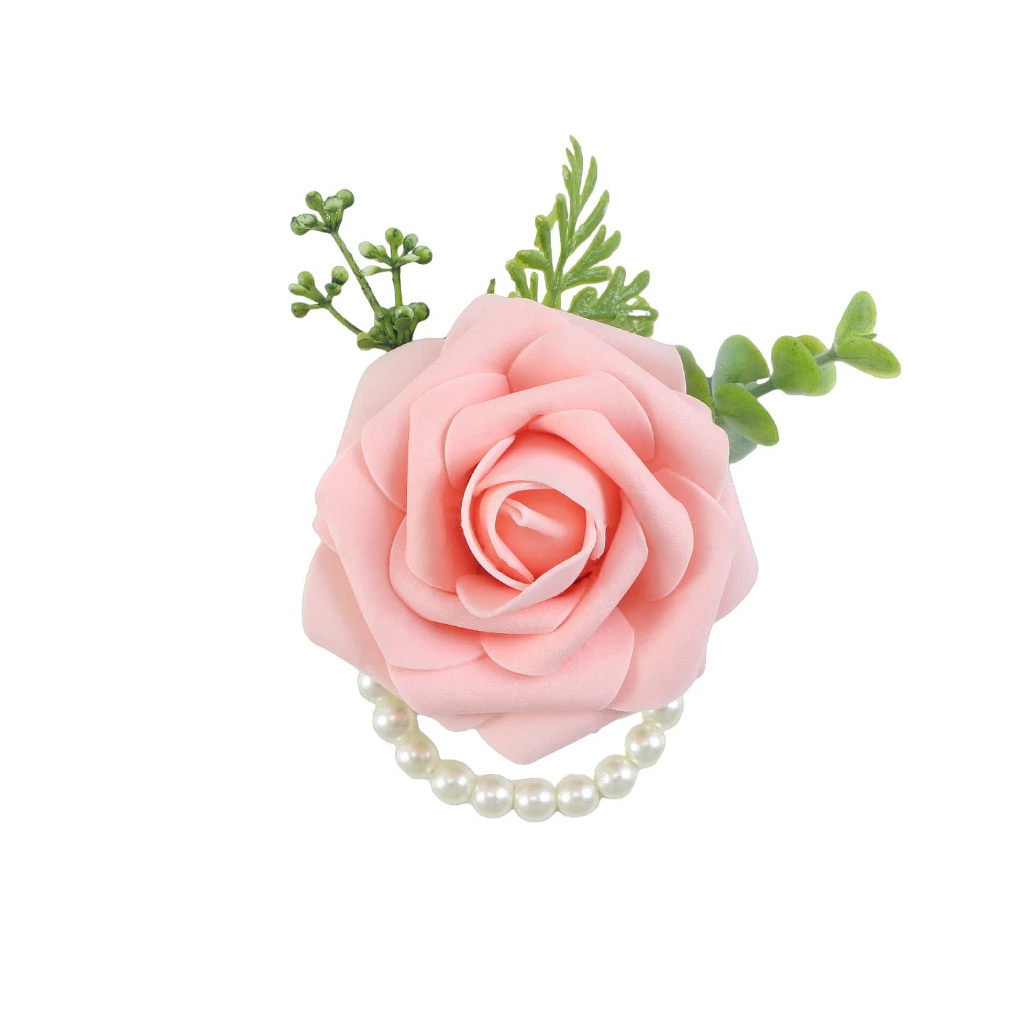 Bracelet de Corsage de poignet pour demoiselles d'honneur, accessoires de mariage, fleurs de roses P