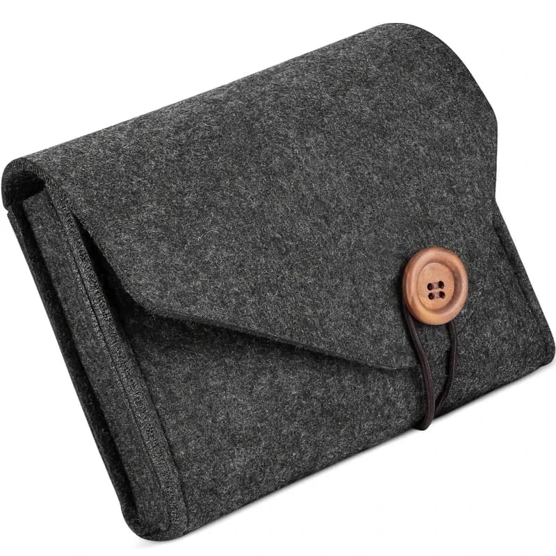 Organisateur portable en feutre pour accessoires électroniques - Étui de rangement pour adaptateur s