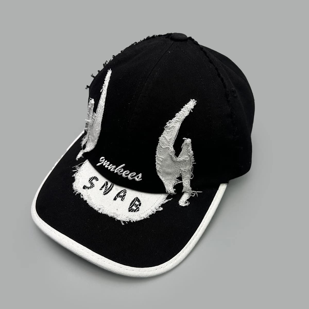 Nouvelles casquettes de baseball Niche Flame à double visière avec lettres brodées, unisexe, protect