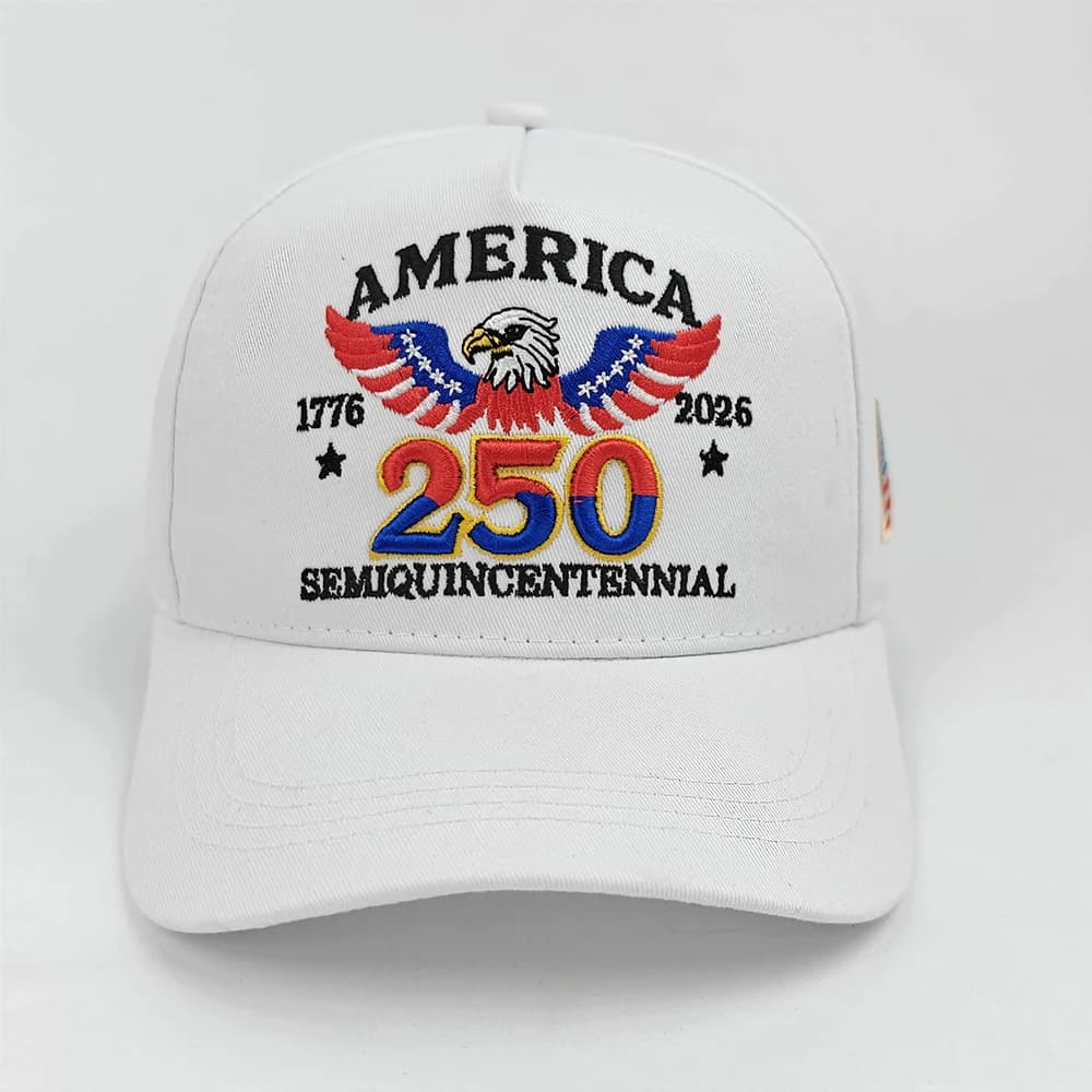 Casquette de baseball brodée Aigle 250e Anniversaire, style rétro décontracté, chapeau bob rigide, p