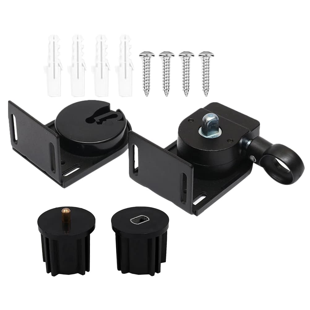 Support de levage pour stores roulants, rideaux d'extérieur noirs, contrôle manuel, accessoires de s