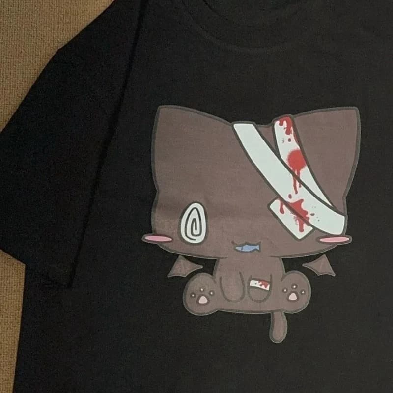 T-shirts pour femmes, imprimés de dessins animés, drôles, pour couples, manches courtes, col rond, s