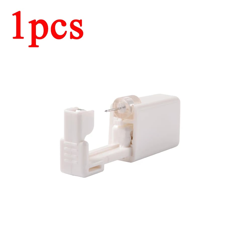 1-20 pièces/ensemble pistolet de perçage d'oreille jetable désinfection sécurité boucle d'oreille Ki