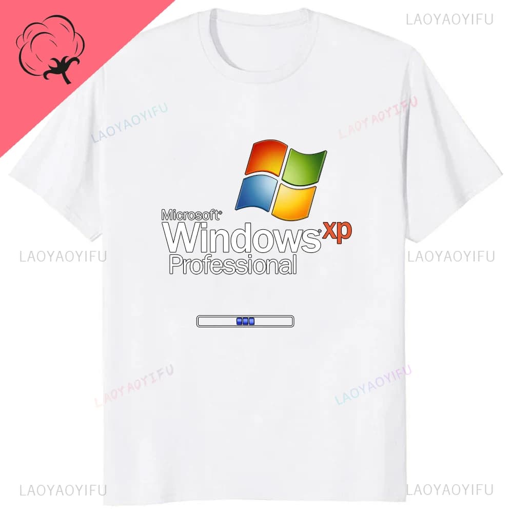 T-shirt imprimé avec logo Windows XP Professional