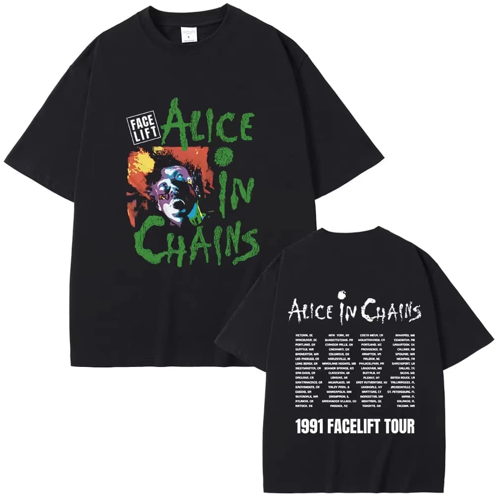 T-shirt Alice in Chains Jar of Flies avec impression d'album classique