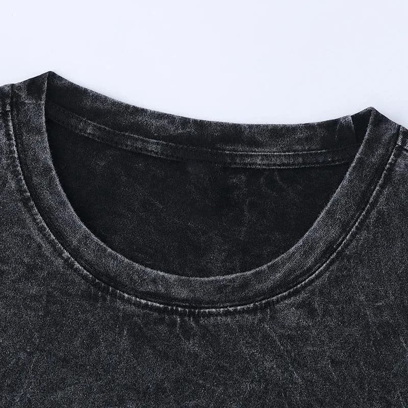 T-shirt imprimé Dorohedoro Manga, t-shirt vintage lavé, vêtements pour hommes, vêtements d'été en coton de haute qualité, t-shirt décontracté surdimensionné