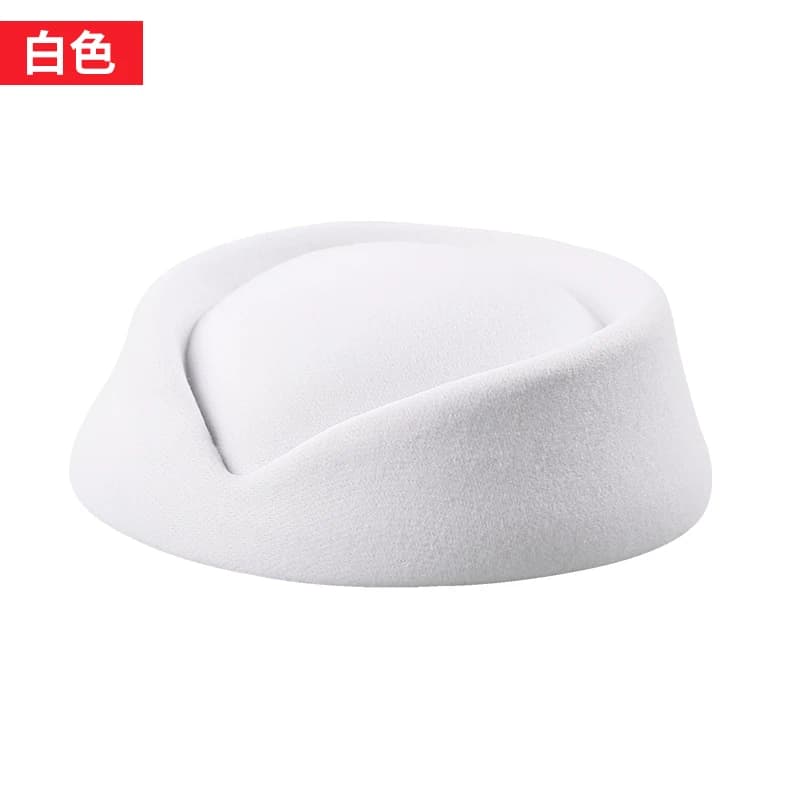 Chapeau d'hôtesse de vol bricolage chapeau d'hôtesse femmes casquette d'air Cosplay hôtesse Costume