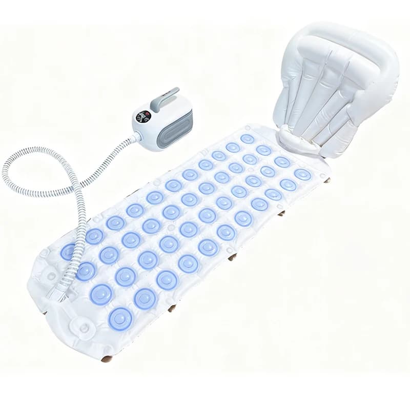 Tapis de massage pour baignoire, bain à bulles, spa beauté avec télécommande et oreiller gonflable,
