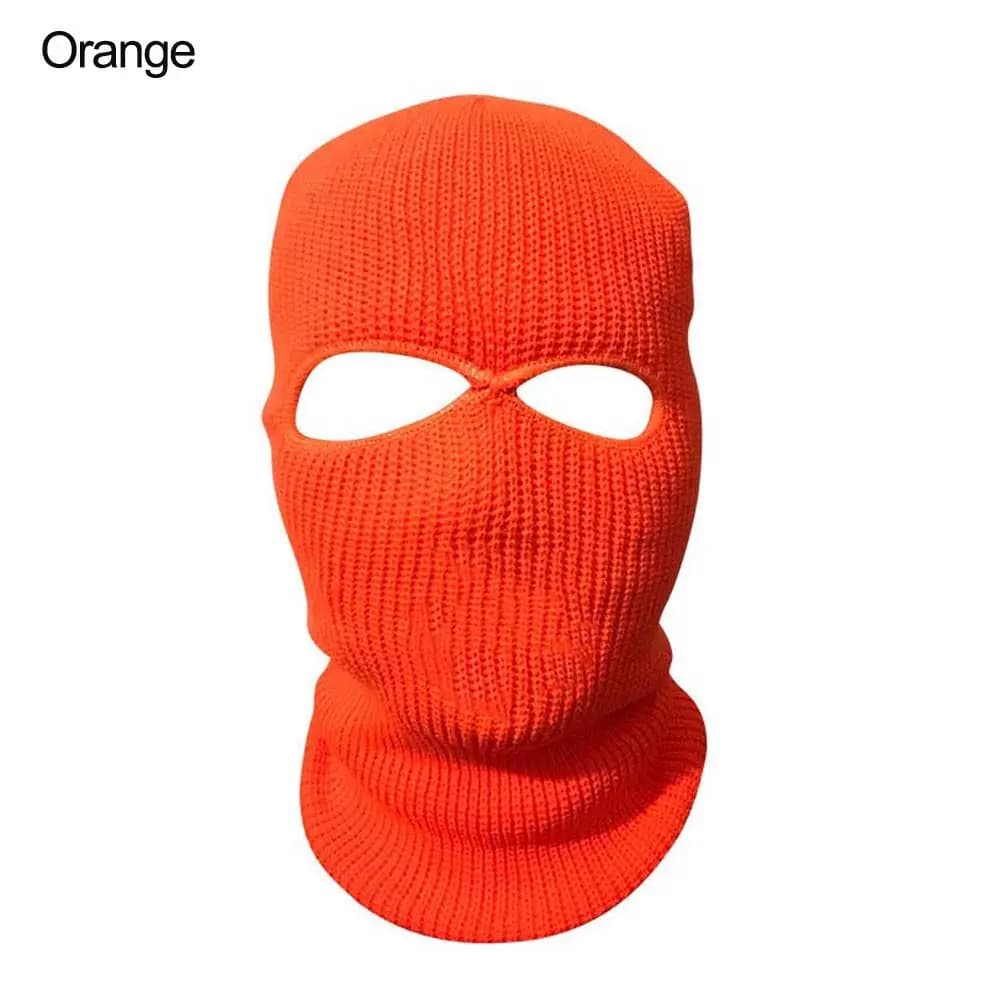 Casque de moto intégral pour hommes et femmes, chapeau de ski, bonnet en tricot d'hiver, cagoule à c