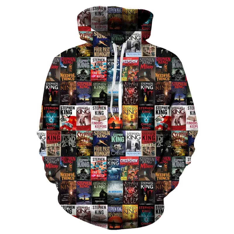 PLstar Cosmos Movies IT Stephen King Horror Movie Hoodie, Casual Fashion Hoodies, Streetwear, Survêt