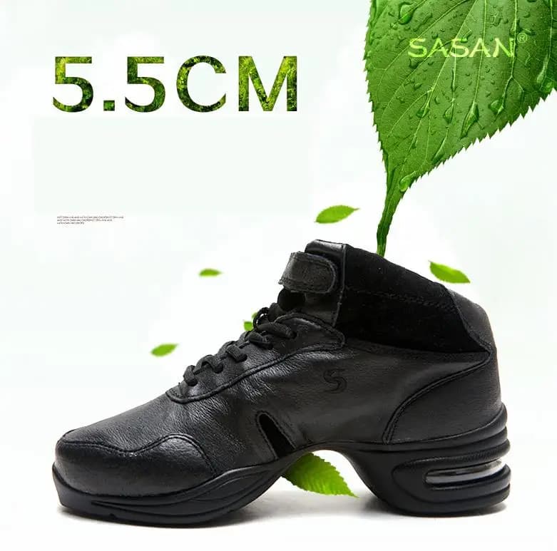 SASAN-Baskets de Salle de Bal en Cuir group pour Femme, Chaussures de brevLatine, Soul 8837, Soulier