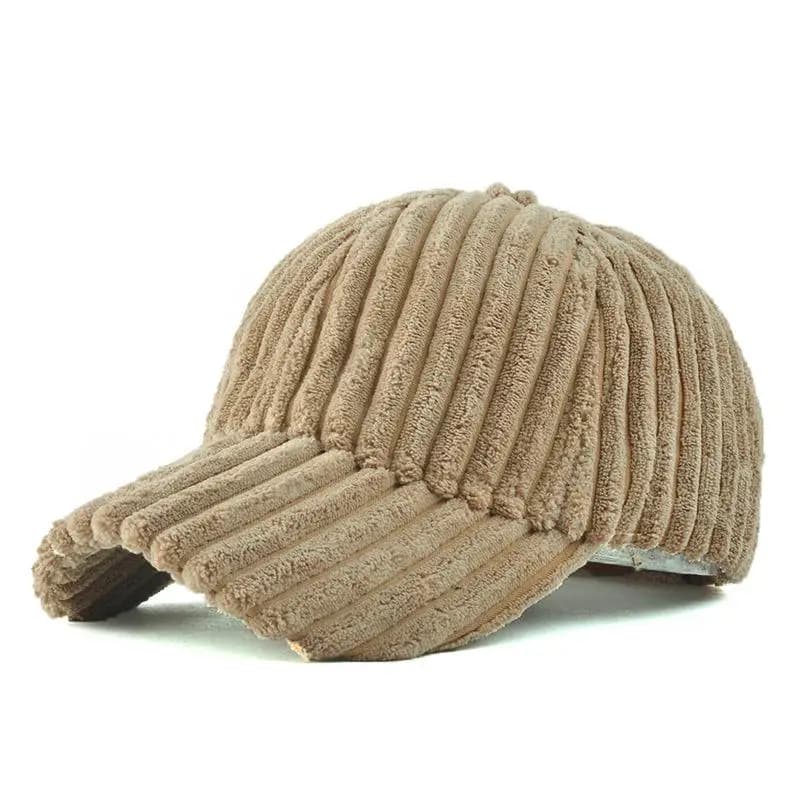 COKK – Casquette de Baseball en velours côtelé pour femme, chapeau à rabat, Hip Hop, Gorras os, auto