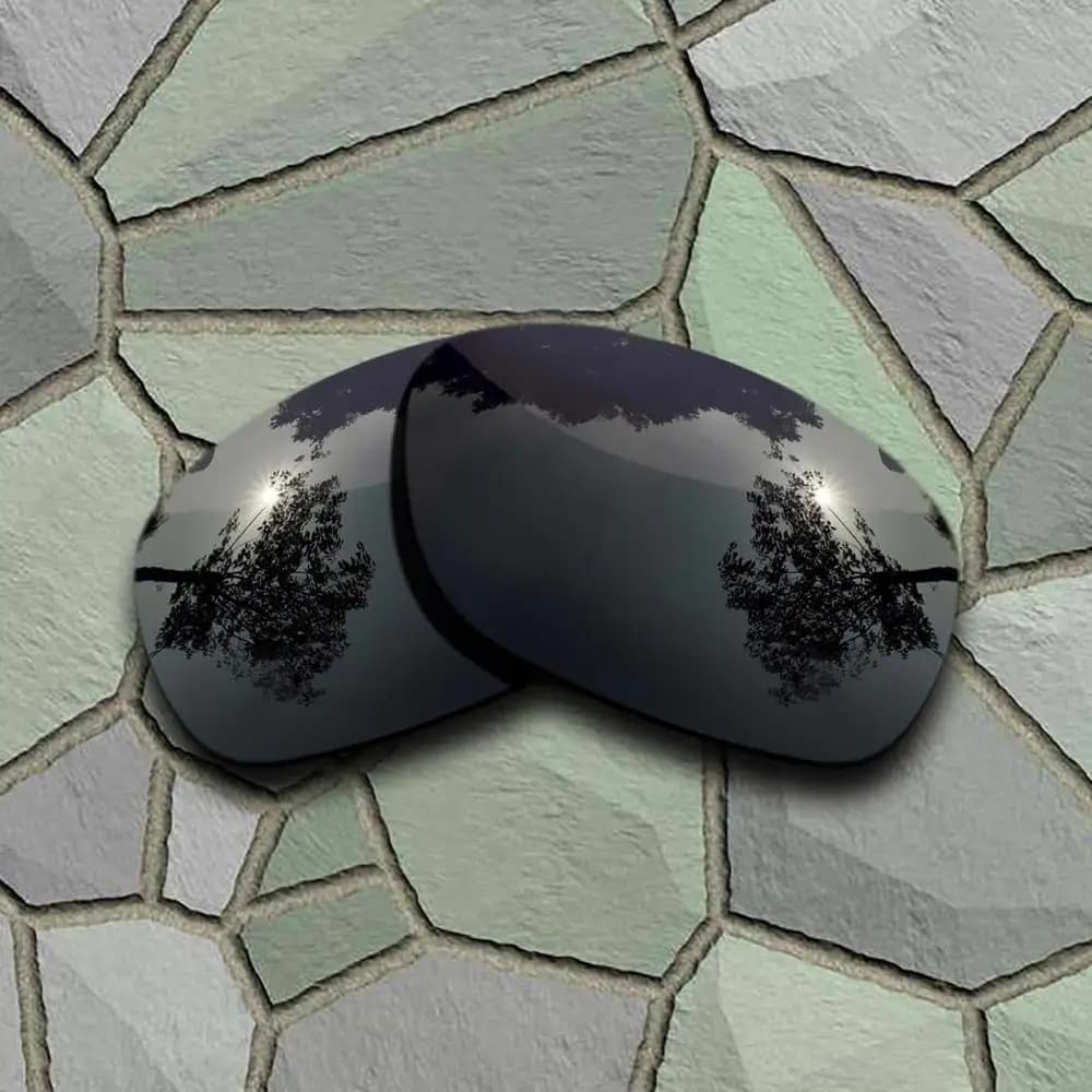 Lentilles de remplacement polarisées anti-rayures gris noir pour Oakley Ten x