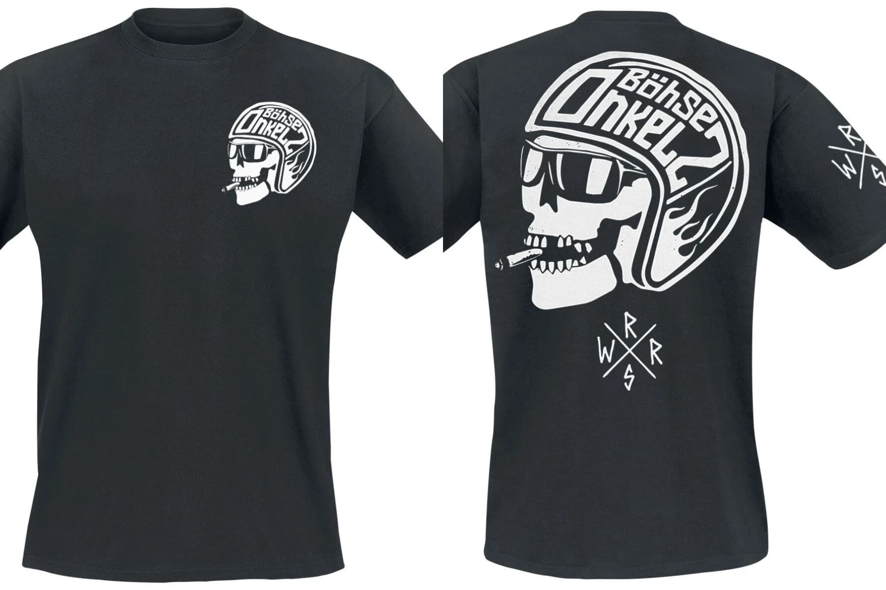 Allemand Heavy Metal Böhse Onkelz T-shirt Hommes Femmes Surdimensionné Y2k Rue Décontracté Coton Har