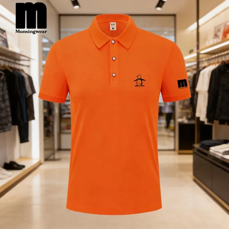 Polo de golf 2026 pour homme, col polo, manches courtes, nouveau t-shirt décontracté d'été pour homm