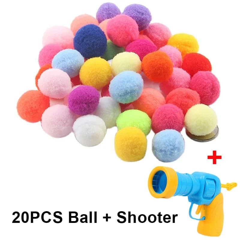 Jouets interactifs pour chat, jouet d'entraînement au lancement pour chaton, Mini pistolet de tir cr