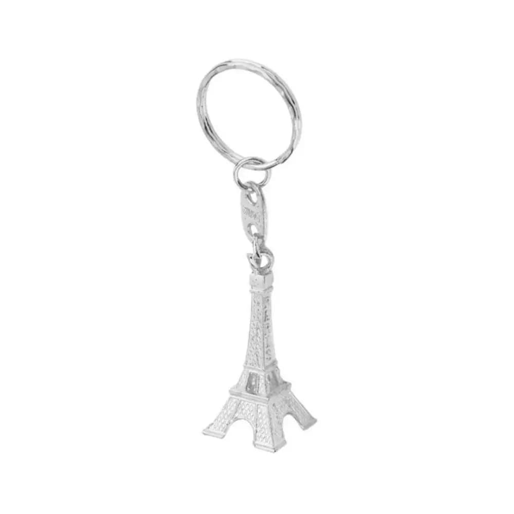 Porte-clés vintage simple Tour Eiffel France, décoration en alliage, pendentif de sac tendance, port